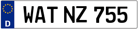Truck License Plate